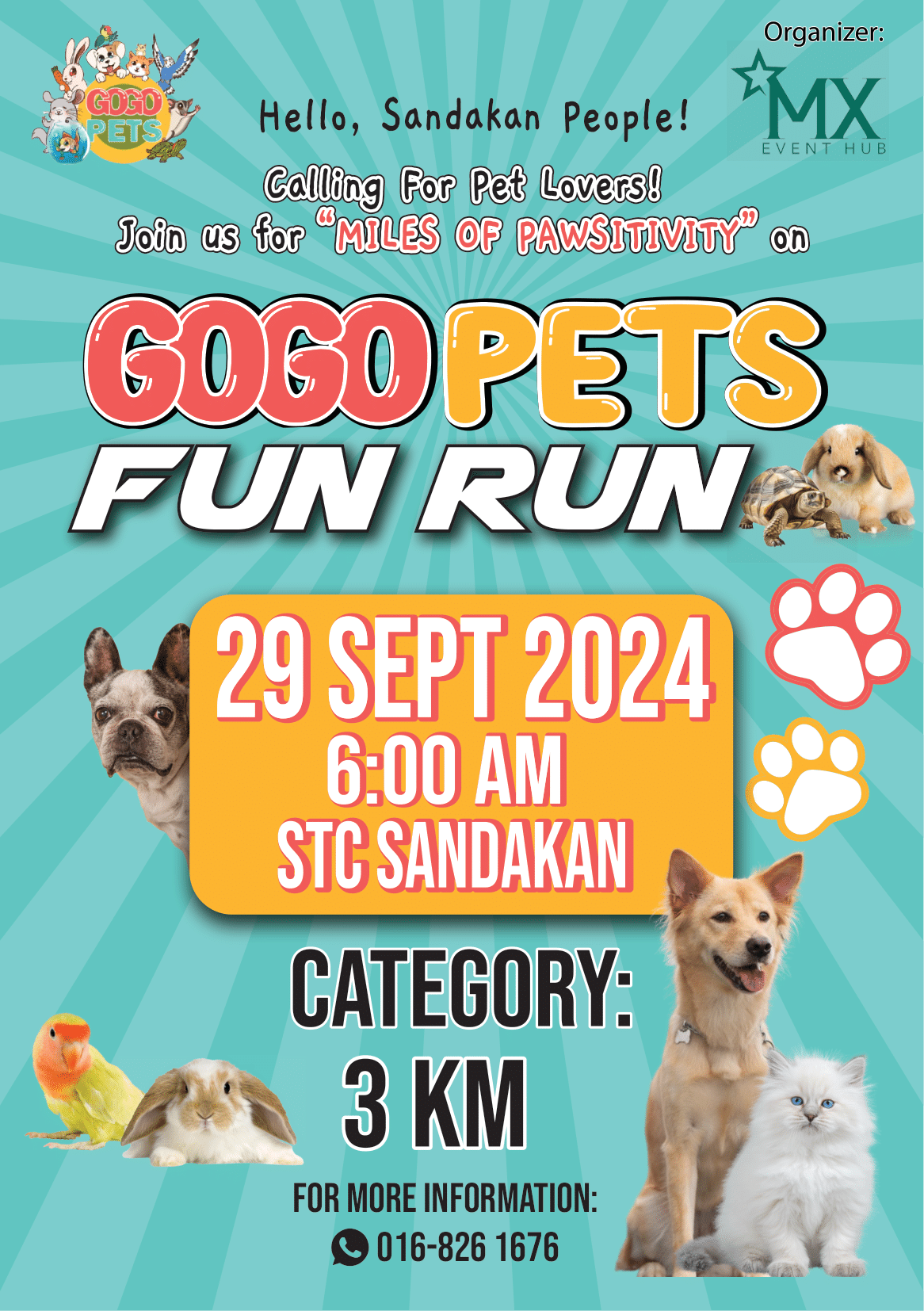 GoGo Pets Run MX Event Hub